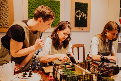 Private Gruppe: Moosbild Workshop